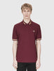 Fred Perry Single Tipped Polo Shirt - Aubergine