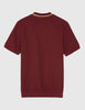 Fred Perry Crew Neck Pique T-Shirt - Aubergine