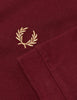 Fred Perry Crew Neck Pique T-Shirt - Aubergine