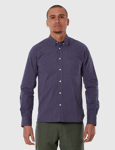 La Paz Mirra Raglan Sleeve Shirt - Blue