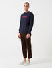 Barbour x Wood Wood Ornsay Sweatshirt - Navy