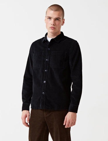 Barbour x Wood Wood Fidra Cord Shirt - Navy