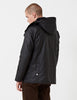 Barbour x Wood Wood Souter Wax Jacket - Black