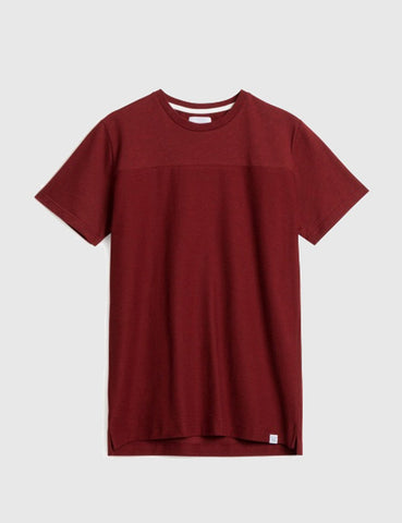 Norse Projects Rasmus Slub T-Shirt - Red Clay