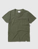 Norse Projects Niels Japanese Pocket T-Shirt - Dried Olive