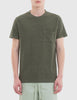 Norse Projects Niels Japanese Pocket T-Shirt - Dried Olive