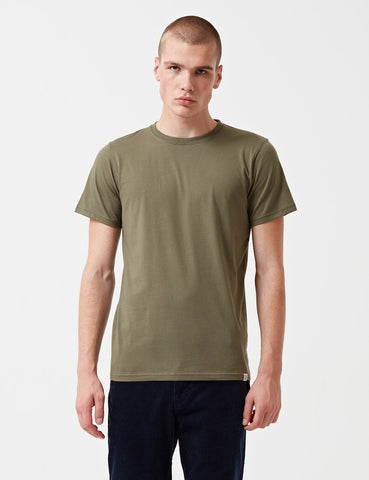 Norse Projects Niels Standard T-Shirt - Lichen Green