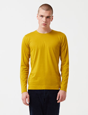 Norse Projects Esben Long Sleeve T-Shirt - Edge Yellow