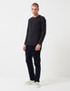 Norse Projects Niels Standard Long Sleeve T-Shirt - Black