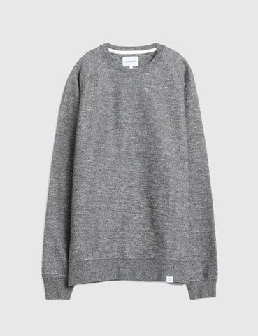 Norse Projects Ketel Mouline Sweatshirt - Charcoal