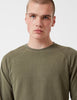 Norse Projects Victor Brushed Sweatshirt - Lichen Green