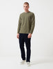 Norse Projects Victor Brushed Sweatshirt - Lichen Green