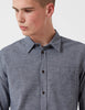 Norse Projects Hans Mouline Shirt - Mouse Grey