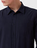 Norse Projects Hans Mouline Shirt - Navy Blue