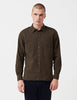 Norse Projects Hans Mouline Shirt - Dried Olive Green