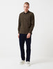 Norse Projects Hans Mouline Shirt - Dried Olive Green