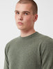 Norse Projects Sigfred Lambswool Jumper - Dried Olive Green