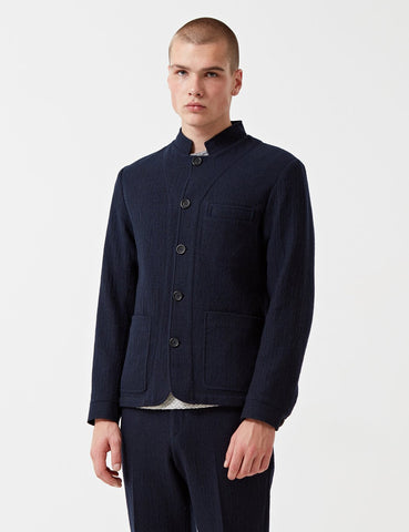 Oliver Spencer Coram Jacket (Wool) - Dexter Midnight Blue