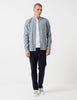 Oliver Spencer Grandad Shirt - Isley Indigo