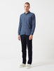 Oliver Spencer Eton Collar Shirt - Kershaw Indigo