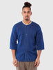 Bleu De Paname Baseball Shirt - Indigo Blue