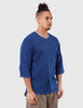 Bleu De Paname Baseball Shirt - Indigo Blue