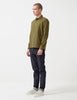 YMC Curtis Oxford Shirt - Olive
