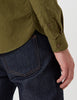 YMC Curtis Oxford Shirt - Olive