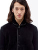 YMC Brainticket Sheepskin Coat (Suede) - Black
