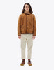 YMC Brainticket Sheepskin Coat (Suede) - Tan