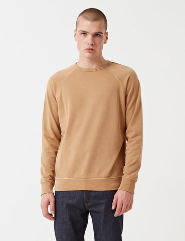 YMC Schrank Raglan Sweatshirt - Camel