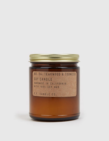 P.F. Candle Co. Soy Candle - Teakwood & Tobacco