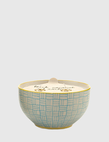 Paddywax Boheme Ceramic Bowl Candle (7oz) - Jasmine & Bamboo