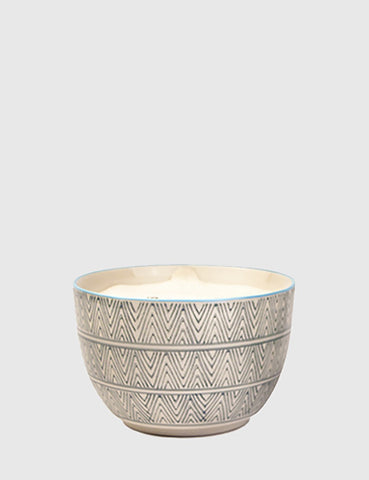Paddywax Boheme Ceramic Bowl Candle (12.5oz) - Sea Salt & Sage
