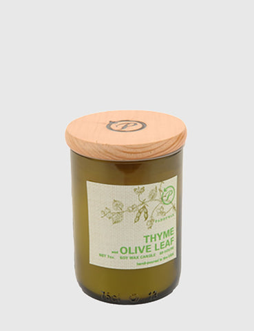 Paddywax ECO Green Candle (8oz) - Thyme & Olive Leaf