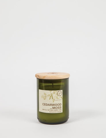 Paddywax ECO Green Candle (8oz) - Cedarwood & Moss