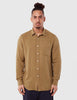 Portuguese Flannel Seda Shirt - Olive