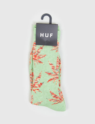 Huf Plantlife Melange Socks - Green Heather