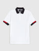 Fred Perry x Raf Simons Tipped Cuff Pique Shirt - White