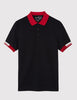 Fred Perry x Raf Simons Tipped Cuff Pique Shirt - Black
