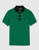 Fred Perry x Raf Simons Short Sleeve Pique Shirt - Green