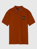 Fred Perry x Raf Simons Short Sleeve Rib Pique Shirt - Brass