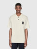 Fred Perry x Raf Simons Short Sleeve Rib Pique Shirt - Ecru