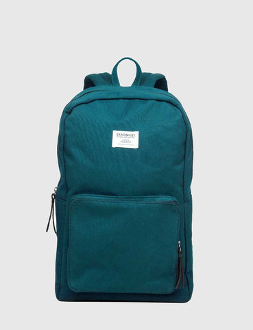 Sandqvist Kim Ground Backpack (Canvas) - Petrol Blue