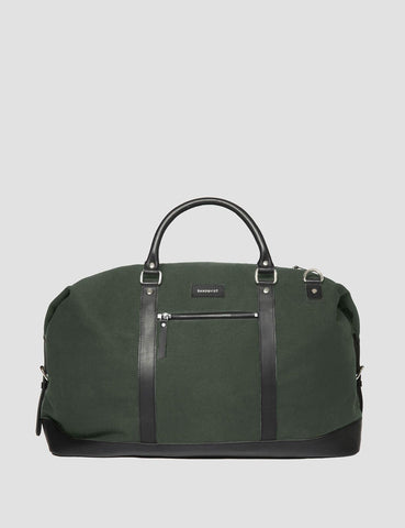 Sandqvist Jordan Weekend Bag (Canvas) - Beluga Green