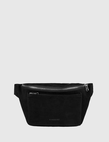 Sandqvist Sarah Bum Bag (Suede) - Black