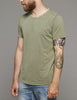 Suit Bart Sun Bleached T-Shirt - Dusty Green