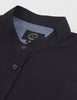 Suit Oxford Mandarin Shirt - Black