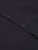 Suit Oxford Mandarin Shirt - Black