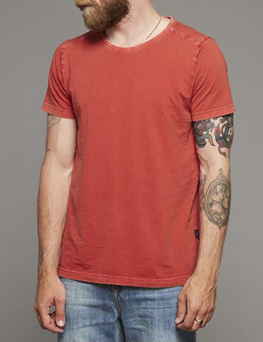 Suit Bart Sun Bleached T-Shirt - Dusty Orange